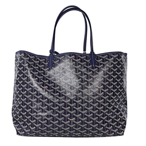 royal blue goyard|navy blue Goyard tote.